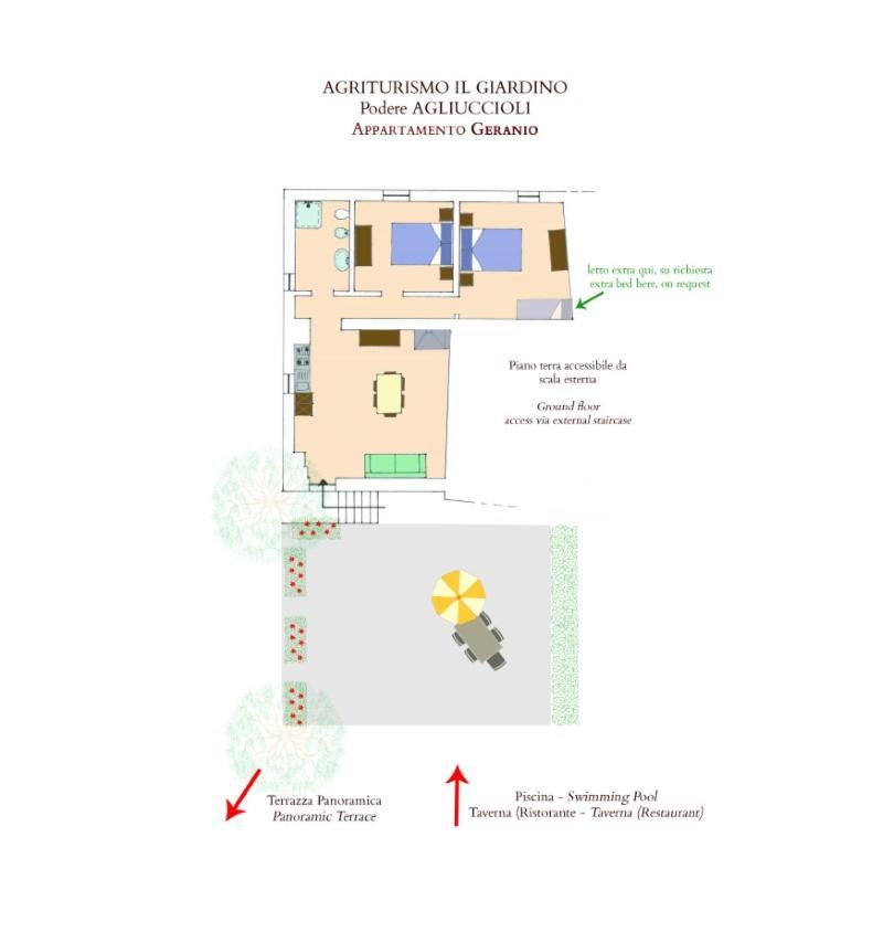 Agriturismo Il Giardino Понтассьеве Экстерьер фото